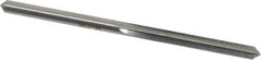 Made in USA - #25 High Speed Steel 4 Flute Chucking Reamer - Straight Flute, 0.1495" Straight Shank, 1" Flute Length, 3" OAL - Best Tool & Supply