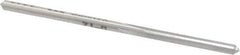 Made in USA - #37 High Speed Steel 4 Flute Chucking Reamer - Straight Flute, 0.104" Straight Shank, 7/8" Flute Length, 2-1/2" OAL - Best Tool & Supply