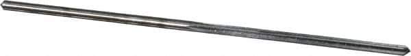 Made in USA - #58 High Speed Steel 4 Flute Chucking Reamer - Straight Flute, 0.042" Straight Shank, 1/2" Flute Length, 1-5/8" OAL - Best Tool & Supply