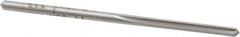 Made in USA - 7/64" High Speed Steel 4 Flute Chucking Reamer - Straight Flute, 7/64" Straight Shank, 7/8" Flute Length, 2-5/8" OAL - Best Tool & Supply