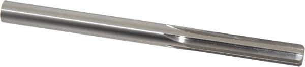 Made in USA - Letter U High Speed Steel 6 Flute Chucking Reamer - Straight Flute, 0.368" Straight Shank, 1-3/4" Flute Length, 5" OAL - Best Tool & Supply