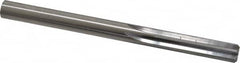 Chucking Reamer: 0.413″ Dia, 5-1/4″ OAL, 1-3/4″ Flute Length, Straight Shank, High Speed Steel 6 Flute, RH