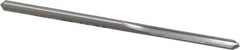 Made in USA - 1/8" High Speed Steel 4 Flute Chucking Reamer - Straight Flute, 1/8" Straight Shank, 1-7/8" Flute Length, 2-3/4" OAL - Best Tool & Supply