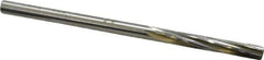 Made in USA - #15 High Speed Steel 6 Flute Chucking Reamer - Spiral Flute, 0.18" Straight Shank, 1-1/8" Flute Length, 3-3/8" OAL - Best Tool & Supply