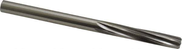 Made in USA - 5/16" High Speed Steel 6 Flute Chucking Reamer - Spiral Flute, 5/16" Straight Shank, 1-1/2" Flute Length, 4-1/2" OAL - Best Tool & Supply