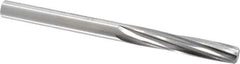 Made in USA - 3/8" High Speed Steel 6 Flute Chucking Reamer - Spiral Flute, 3/8" Straight Shank, 1-3/4" Flute Length, 5" OAL - Best Tool & Supply