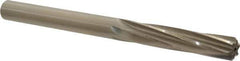 Made in USA - 0.4355" High Speed Steel 6 Flute Chucking Reamer - Spiral Flute, 0.4355" Straight Shank, 1-3/4" Flute Length, 5-1/2" OAL - Best Tool & Supply