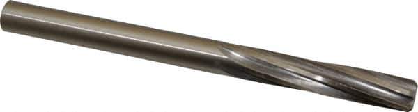 Made in USA - 0.4365" High Speed Steel 6 Flute Chucking Reamer - Spiral Flute, 0.4365" Straight Shank, 1-3/4" Flute Length, 5-1/2" OAL - Best Tool & Supply