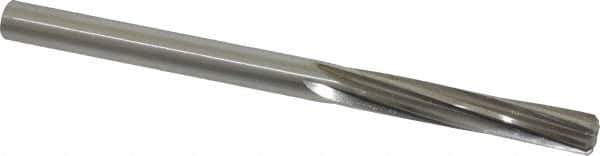 Made in USA - Letter J High Speed Steel 6 Flute Chucking Reamer - Spiral Flute, 0.277" Straight Shank, 1-1/2" Flute Length, 4-1/8" OAL - Best Tool & Supply