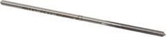 Made in USA - #32 Cobalt 4 Flute Chucking Reamer - Straight Flute, 0.112" Straight Shank, 7/8" Flute Length, 3-1/2" OAL - Best Tool & Supply