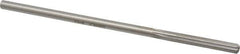 Made in USA - Letter H Cobalt 6 Flute Chucking Reamer - Straight Flute, 1/4" Straight Shank, 1-1/2" Flute Length, 6" OAL - Best Tool & Supply