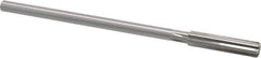 Made in USA - Letter X Cobalt 6 Flute Chucking Reamer - Straight Flute, 0.3105" Straight Shank, 1-3/4" Flute Length, 7" OAL - Best Tool & Supply