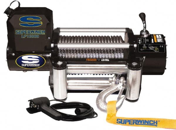 Superwinch - 10,000 Lb Capacity, 85' Cable Length, Automotive Heavy-Duty Recovery Winch - Best Tool & Supply