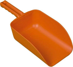 Remco - 82 oz Orange Polypropylene Flat Bottom Scoop - 5.9" Wide x 3.3" Deep Bowl, 15.1" OAL - Best Tool & Supply