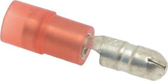 3M - 22 to 18 AWG Crimp Bullet Connector - Red Nylon Insulation - Best Tool & Supply