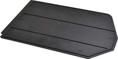 Quantum Storage - 10.8" Wide x 7" High, Black Bin Divider - Use with Bin QUS239 - Best Tool & Supply