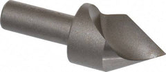 Keo - 1" Head Diam, 1/2" Shank Diam, 1 Flute 60° High Speed Steel Countersink - Bright Finish, 2-3/4" OAL, Single End, Straight Shank, Right Hand Cut - Best Tool & Supply