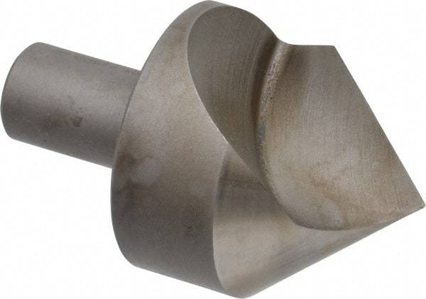 Keo - 2" Head Diam, 3/4" Shank Diam, 1 Flute 82° High Speed Steel Countersink - Bright Finish, 3-1/4" OAL, Single End, Straight Shank, Right Hand Cut - Best Tool & Supply