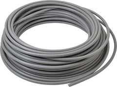 Parker - 1/4" ID x 3/8" OD, 1/16" Wall Thickness, 100' Long, Polyethylene Tube - Gray, 125 Max psi, -80 to 150°F - Best Tool & Supply