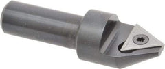 APT - 60° Included Angle, 3/4" Max Cut Diam, 3/4mm Body Diam, 1/2" Shank Diam, 2-3/8" OAL, Indexable Countersink - 1 Triangle Insert, TPGH 321 Insert Style, Positive Rake, Series CC - Best Tool & Supply