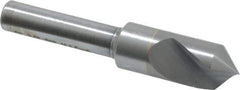 M.A. Ford - 3/8" Head Diam, 1/4" Shank Diam, 1 Flute 90° Solid Carbide Countersink - Bright Finish, 2" OAL, 0.06" Nose Diam, Single End, Straight Shank, Right Hand Cut - Best Tool & Supply