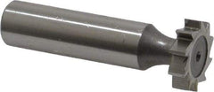 Keo - 3/4" Diam x 3/16" Face Width, High Speed Steel, 10 Teeth, Shank Connection Woodruff Keyseat Cutter - Uncoated, 2-3/16" OAL x 1/2" Shank, Straight Teeth, ANSI 606, Old Standard 9 - Best Tool & Supply