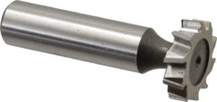 Keo - 7/8" Diam x 7/32" Face Width, High Speed Steel, 10 Teeth, Shank Connection Woodruff Keyseat Cutter - Uncoated, 2-7/32" OAL x 1/2" Shank, Staggered Teeth, ANSI 707, Old Standard 12 - Best Tool & Supply