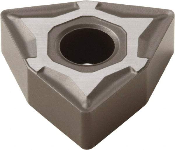 Seco - WNMG433W M3 Grade TP1500 Carbide Turning Insert - TiCN/Al2O3 Finish, 80° Trigon, 1/2" Inscr Circle, 3/16" Thick, 3/64" Corner Radius - Best Tool & Supply