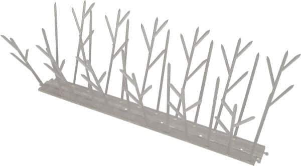 Bird-X - Plastic Bird Spikes - 4-1/2 Inch High x 4-1/2 Inch Wide x 10 Ft. Long x 1 Inch Thick - Best Tool & Supply