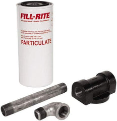 Tuthill - 3/4 Inlet Size, 18 GPM, Pump Filter - 11 Long, 10 Micron Mesh, Cast Iron - Best Tool & Supply