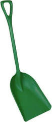 Remco - 17-1/8" High Square Plastic Shovel - 27" Long D-Grip Handle - Best Tool & Supply