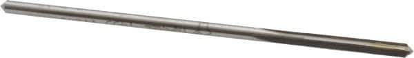 Made in USA - 1/8" Cobalt 4 Flute Chucking Reamer - Straight Flute, 0.119" Straight Shank, 7/8" Flute Length, 3-1/2" OAL - Best Tool & Supply