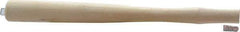 Made in USA - 12" Long Replacement Handle for Ball Pein, Machinist & Riveting Hammers - 3/4" Eye Length x 7/16" Eye Width, Hickory, Material Grade Type A - Best Tool & Supply