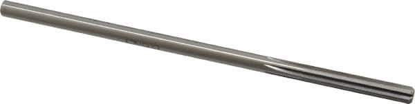 Made in USA - 3/16" Cobalt 6 Flute Chucking Reamer - Straight Flute, 0.1805" Straight Shank, 1-1/8" Flute Length, 4-1/2" OAL - Best Tool & Supply