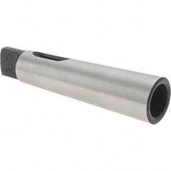 DORMER - MT2 Inside Morse Taper, MT3 Outside Morse Taper, Standard Reducing Sleeve - Oil Toughened, 112mm OAL - Exact Industrial Supply