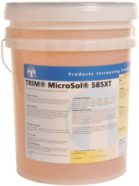 Master Fluid Solutions - 1 Gal & 5 Gal Bottle/Pail Cutting Fluid - Semisynthetic - Best Tool & Supply