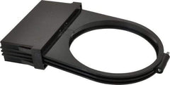 Made in USA - 4" Wide, 2 Magnification Task & Machine Light Shade Mount Magnifier - Black, For Use with Task Light - Best Tool & Supply