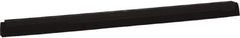 Vikan - 28" Foam Rubber Blade Squeegee Refill - Double Edge, Black, Plastic Holder - Best Tool & Supply