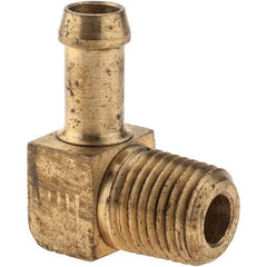 Eaton - 1/4 Barbed Thread 90° Male Elbow - Brass - Best Tool & Supply