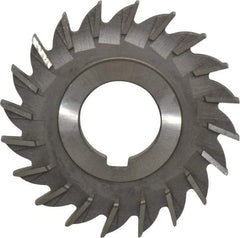 Made in USA - 3" Diam x 1/4" Width of Cut, 20 Teeth, Cobalt Side Milling Cutter - Straight Teeth, Uncoated - Best Tool & Supply