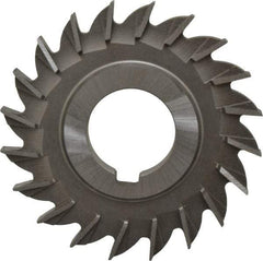 Made in USA - 3" Diam x 5/16" Width of Cut, 20 Teeth, Cobalt Side Milling Cutter - Straight Teeth, Uncoated - Best Tool & Supply