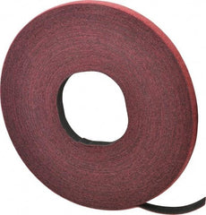 VELCRO Brand - 1/2" Wide x 25 Yd Long Self Fastening Tie/Strap Hook & Loop Roll - Continuous Roll, Cranberry, Fire Retardant, Printable Surface - Best Tool & Supply