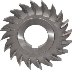 Made in USA - 3" Diam x 9/32" Width of Cut, 20 Teeth, High Speed Steel Side Milling Cutter - Straight Teeth, Uncoated - Best Tool & Supply