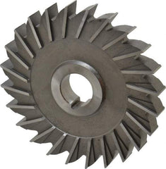 Made in USA - 5" Diam x 5/8" Width of Cut, 24 Teeth, High Speed Steel Side Milling Cutter - Straight Teeth, Uncoated - Best Tool & Supply