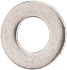 Value Collection - M4 Screw, Grade 316 Stainless Steel Standard Flat Washer - 4.3mm ID x 9mm OD, Plain Finish - Best Tool & Supply