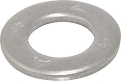 Value Collection - M8 Screw, Grade 316 Stainless Steel Standard Flat Washer - 8.4mm ID x 16mm OD, Plain Finish - Best Tool & Supply