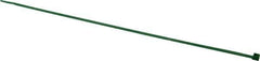 Made in USA - 14-1/4" Long Green Nylon Standard Cable Tie - 50 Lb Tensile Strength, 1.32mm Thick, 8" Max Bundle Diam - Best Tool & Supply