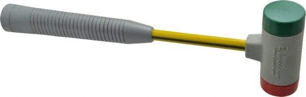 NUPLA - 1 Lb Head 1-3/8" Face Tough Polymer Hammer - Fiberglass Handle - Best Tool & Supply