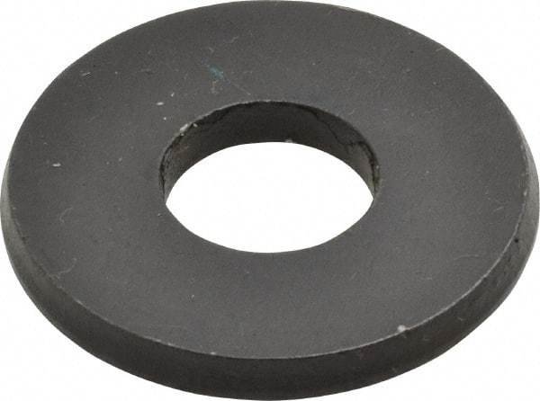 Jergens - 1/2" Screw, Case Hardened Steel USS/SAE Flat Washer - 17/32" ID x 1-3/8" OD, 5/32" Thick, Black Oxide Finish - Best Tool & Supply