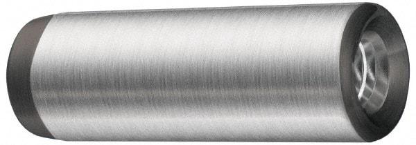 Jergens - 3/4" Diam x 1-1/2" Pin Length Alloy Steel Pull Out Dowel Pin - C 47-58 & C 60-64 (Surface) Hardness, 1 Beveled & 1 Threaded End - Best Tool & Supply